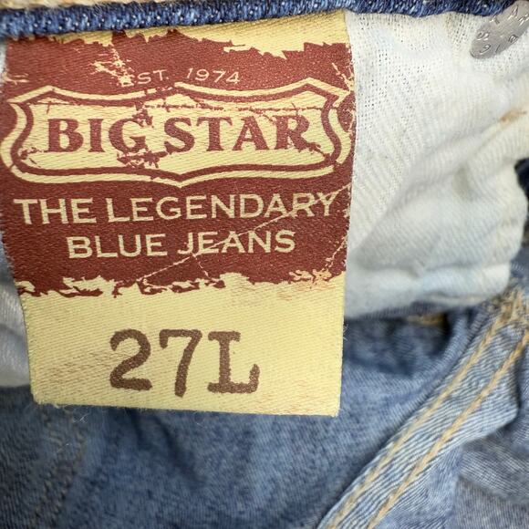 Big Star Jeans Women's 27L (4) Blue Remy Low Rise Fit Bootcut Preppy Western - Picture 7 of 16